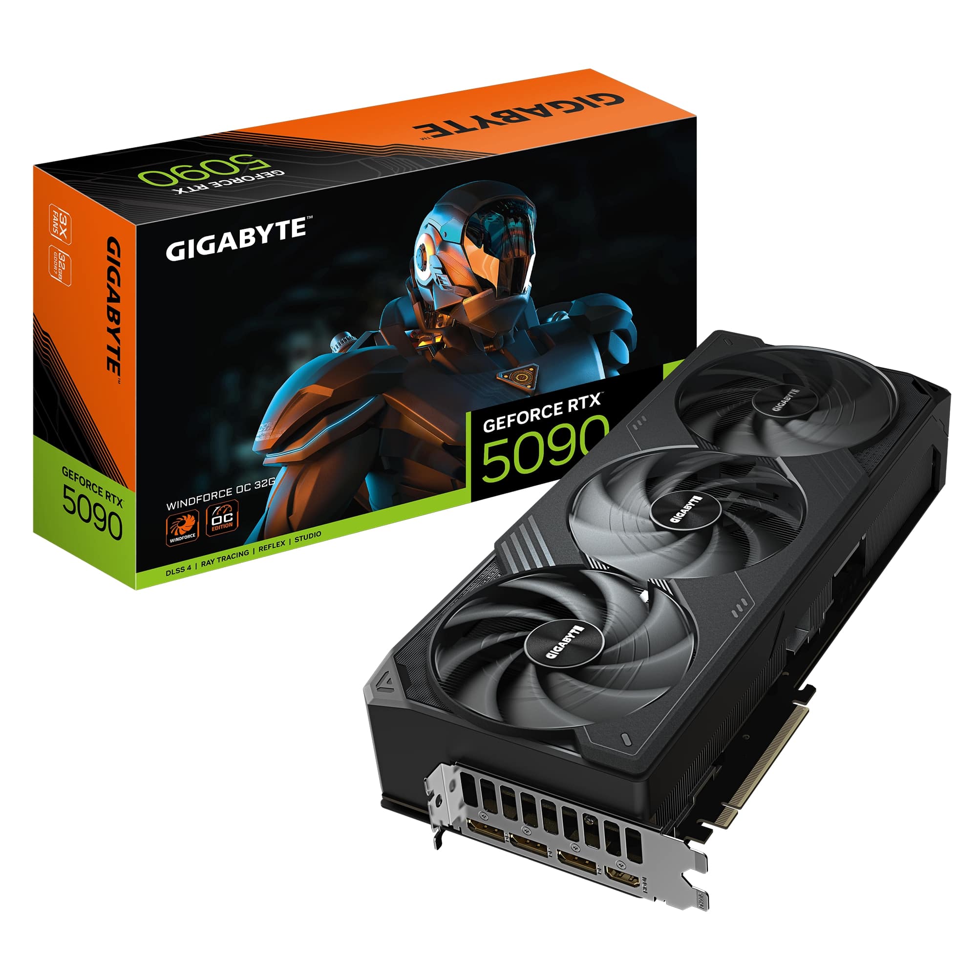 Carte graphique GIGABYTE GeForce RTX 5090 WINDFORCE OC 32G GDDR7