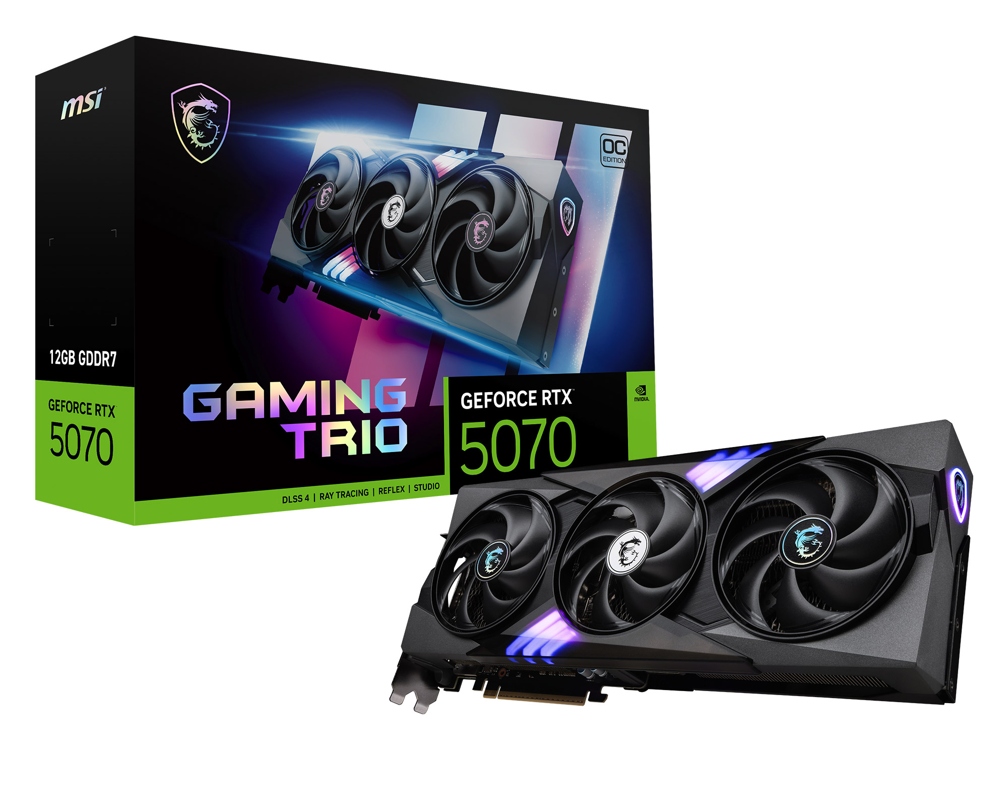 MSI GeForce RTX 5070 12G GAMING TRIO OC