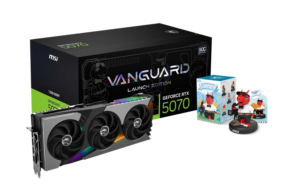 MSI GeForce RTX 5070 12G VANGUARD SOC LAUNCH EDITION(Open Box)