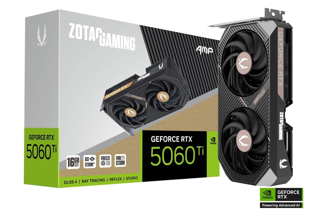 ZOTAC GAMING GeForce RTX 5060 Ti 16GB AMP DLSS 4 GDDR7