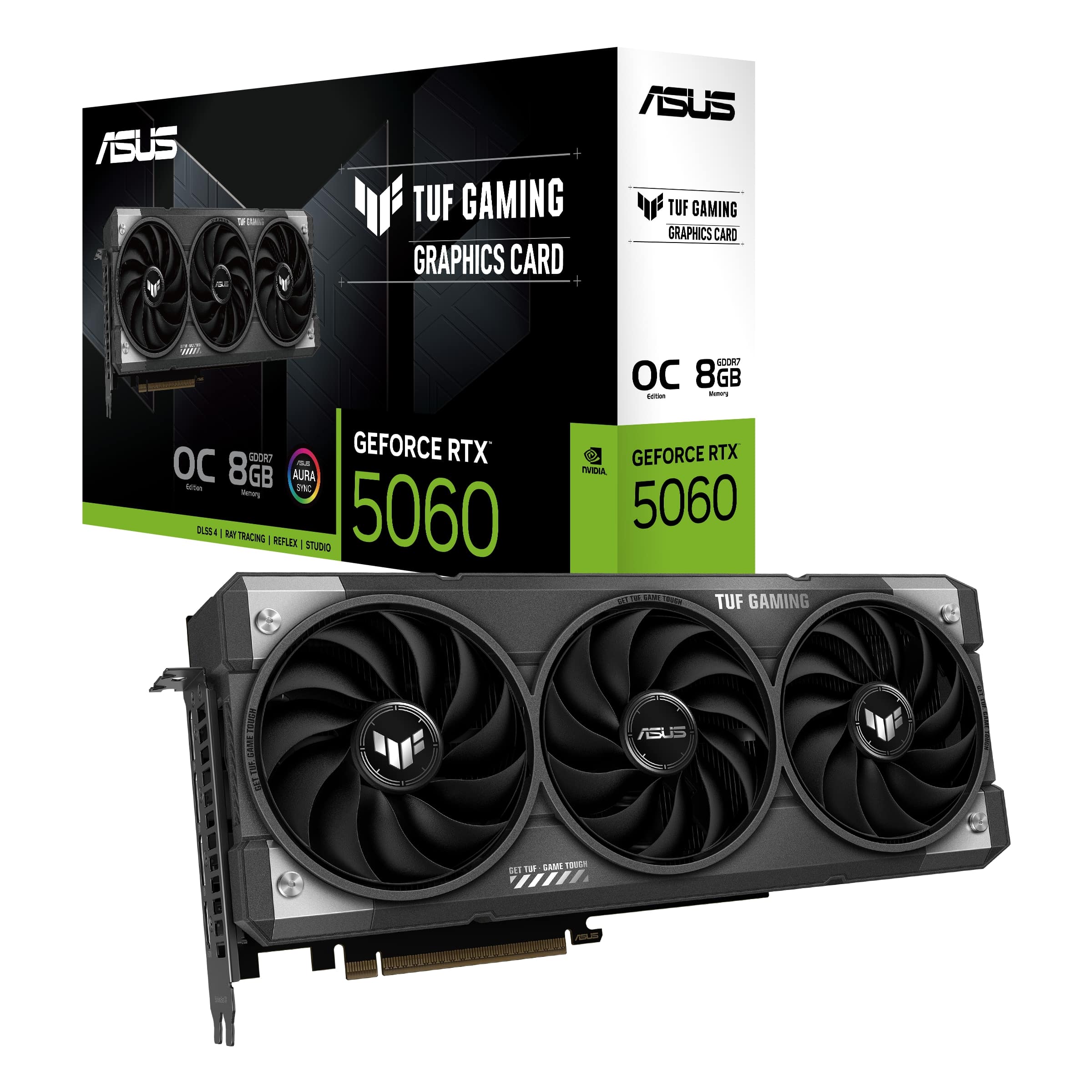 ASUS TUF-RTX5060-O8G-GAMING GDDR7 Triple Fans