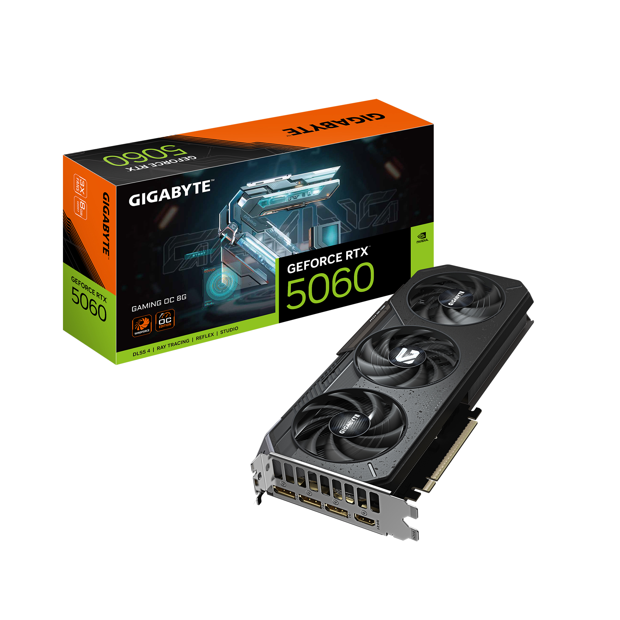 Carte graphique GIGABYTE GeForce RTX 5060 GAMING OC 8G