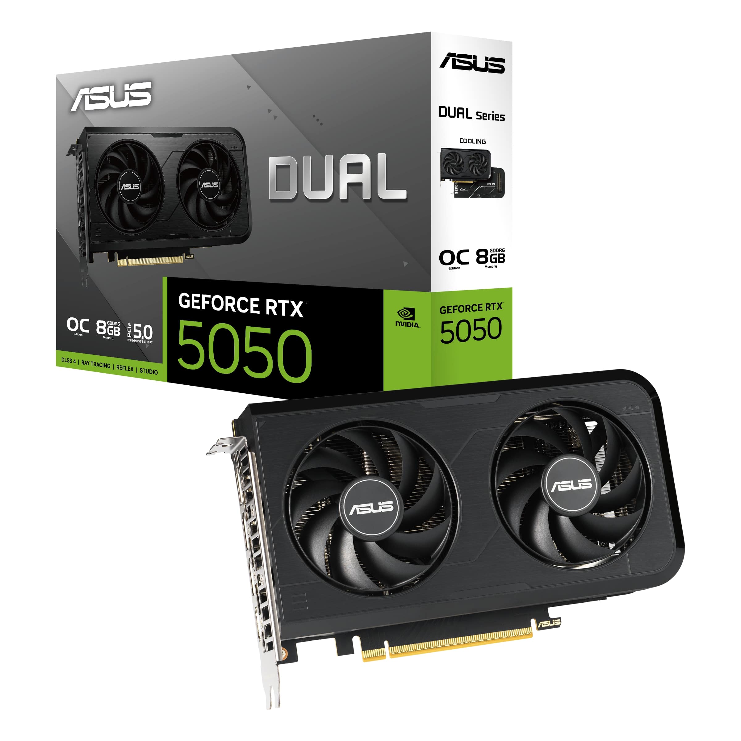 ASUS Dual GeForce RTX 5050 8 Go GDDR6 Édition OC
