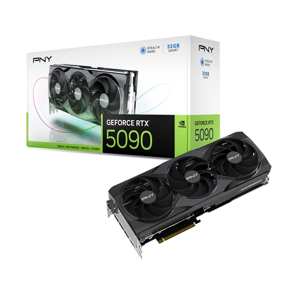PNY GeForce RTX 5090 Triple Fan GDDR7 Trois ventilateurs