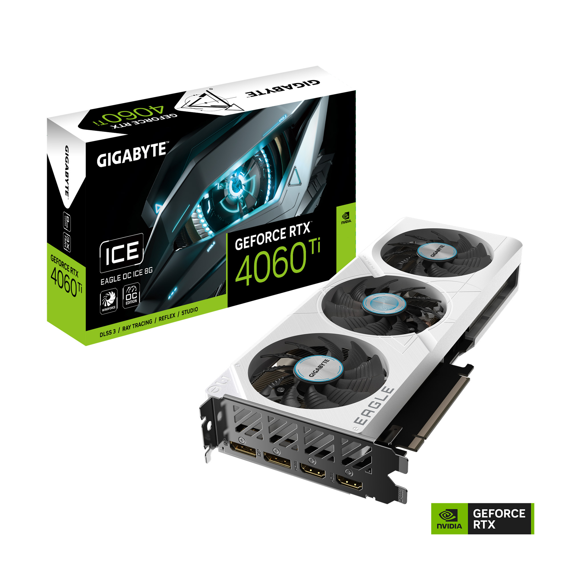 GIGABYTE GeForce RTX 4060 Ti EAGLE OC ICE 8G