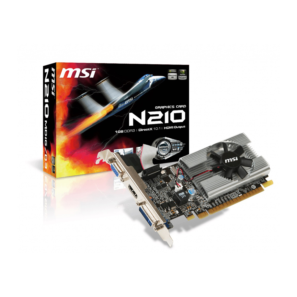 MSI GeForce 210 1 Go DDR6 Carte graphique