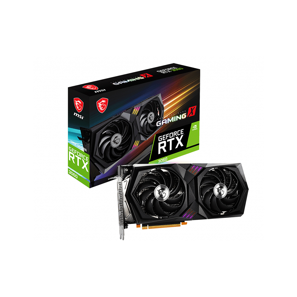 MSI GeForce RTX 3060 JEU VIDÉO X 12G GDDR6 Carte graphique