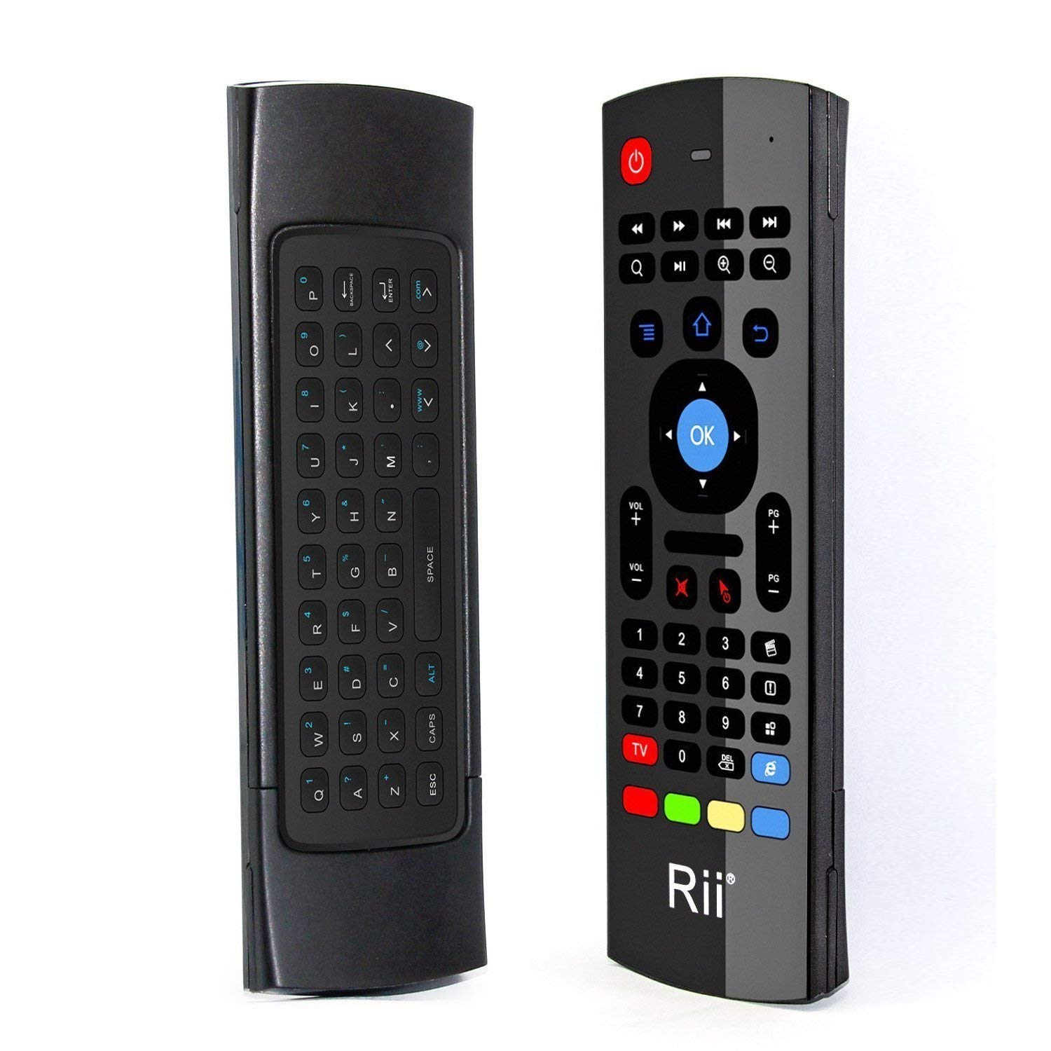 Rii MX3 Mini Multi Functional Air Mouse, 2.4G Wireless Keyboard and Infrared Remote Control.