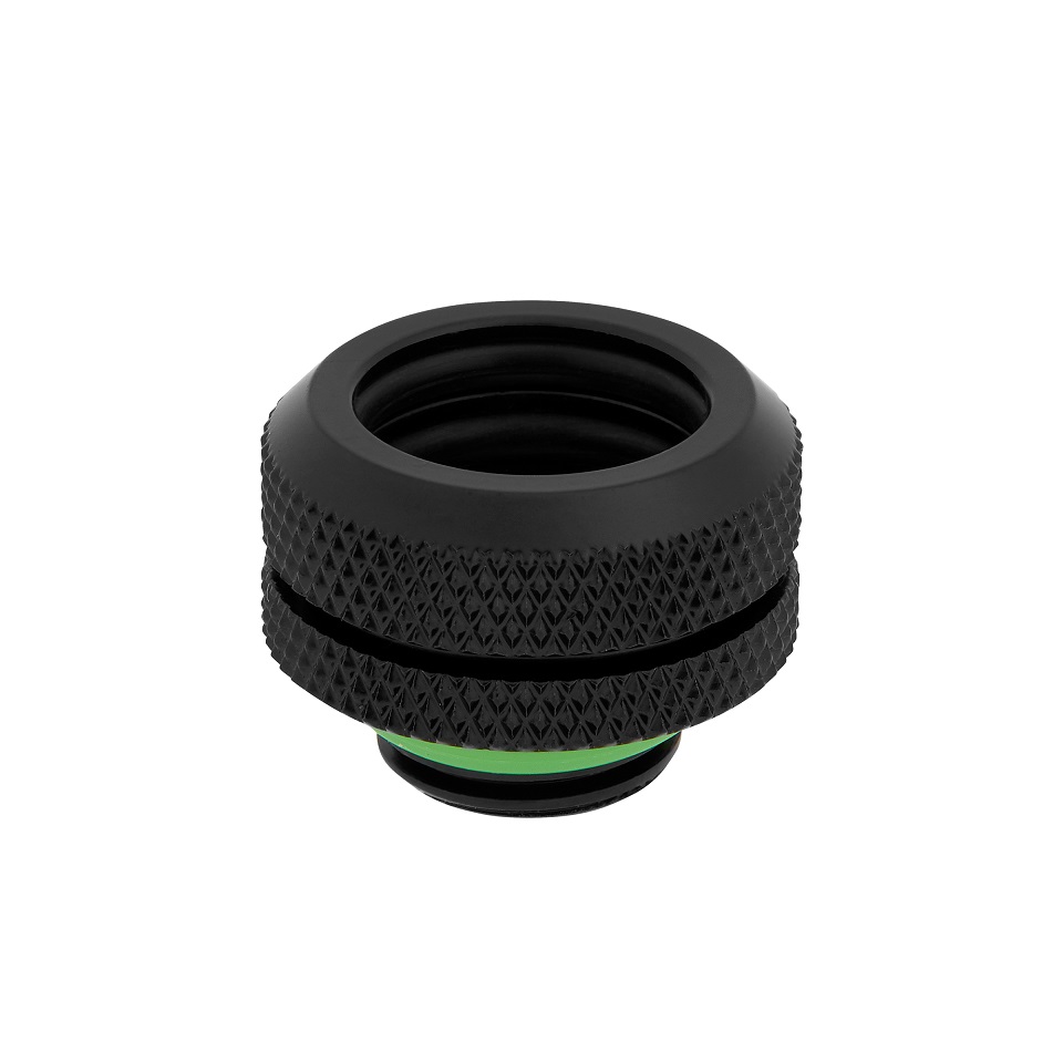 Raccord CORSAIR (tube rigide), XF Hardline 4-pack (compression de 14 mm OD ; noir)