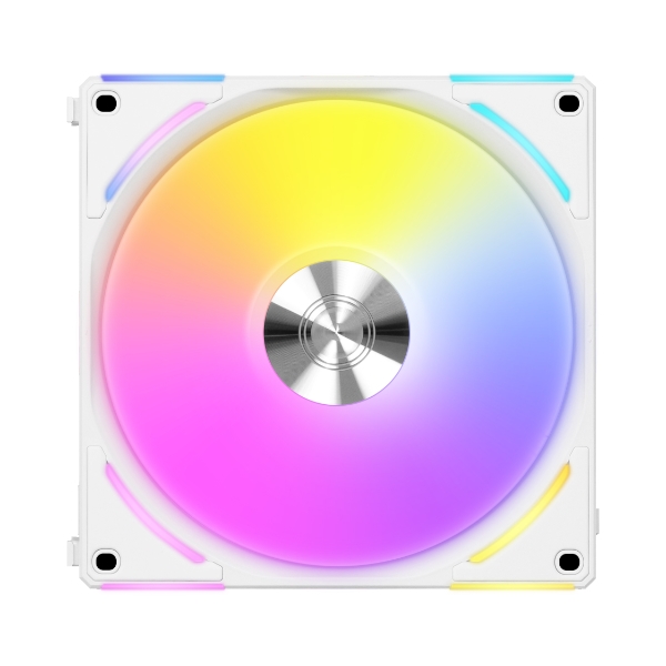 Ventilateur LIAN LI UNI AL140 V2 RGB Blanc Pack Unique Sans Contrôleur - UF-AL140V2-1W(Open Box)