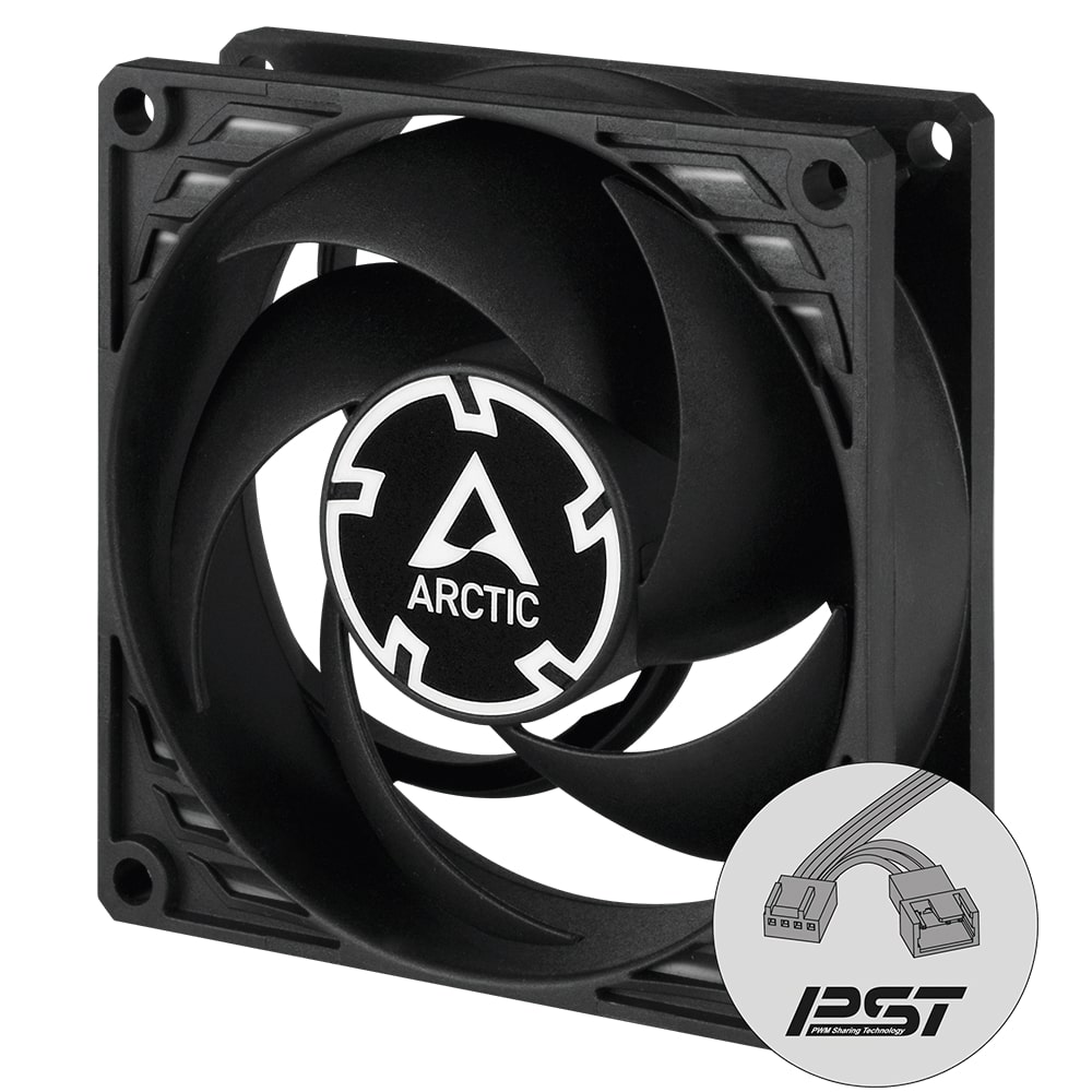 Arctic P8 PWM PST 80 mm PWM Fan with Cable Splitter(Open Box)