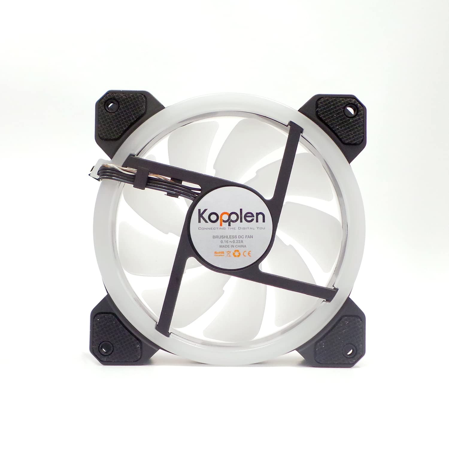 Kopplen KF12 ARGB Ventilateur de boîtier silencieux LED 120 mm, Noir(Open Box)