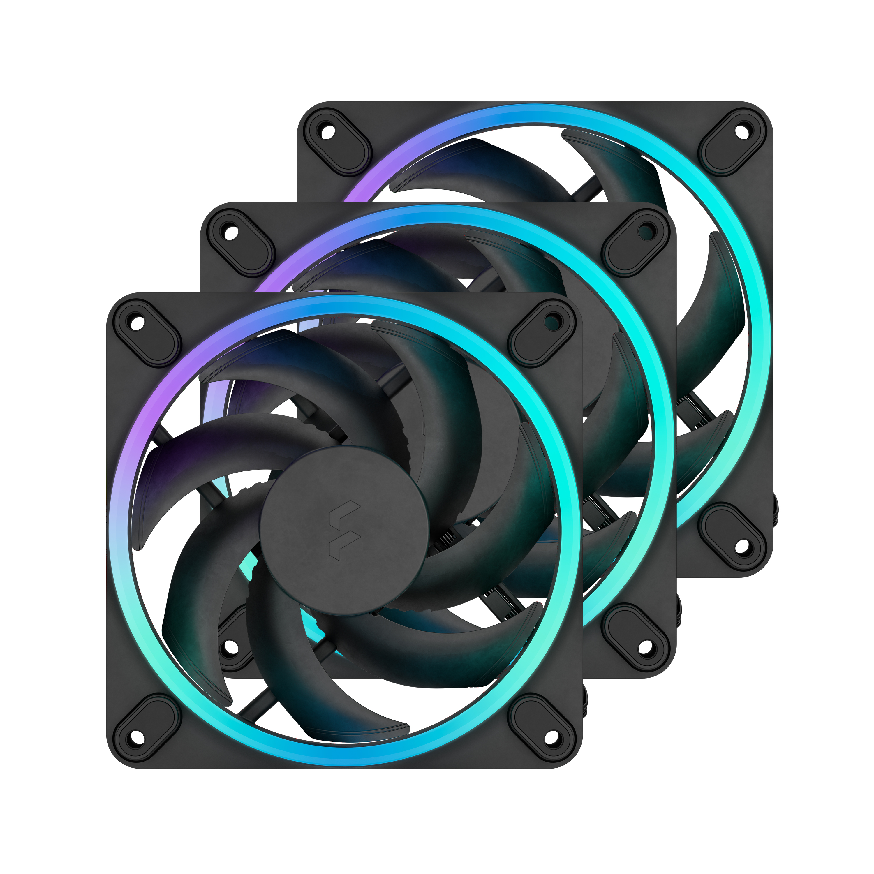 Fractal Design Momentum 12 RGB PWM Noir 120 mm ARGB LED FDB (pack de