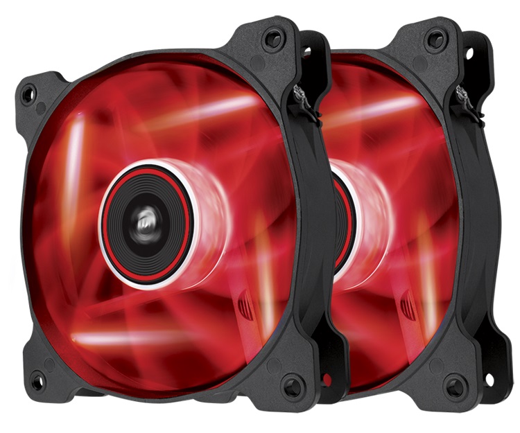 Corsair (Air AF120) - Ventilateurs silencieux 120 mm rouge