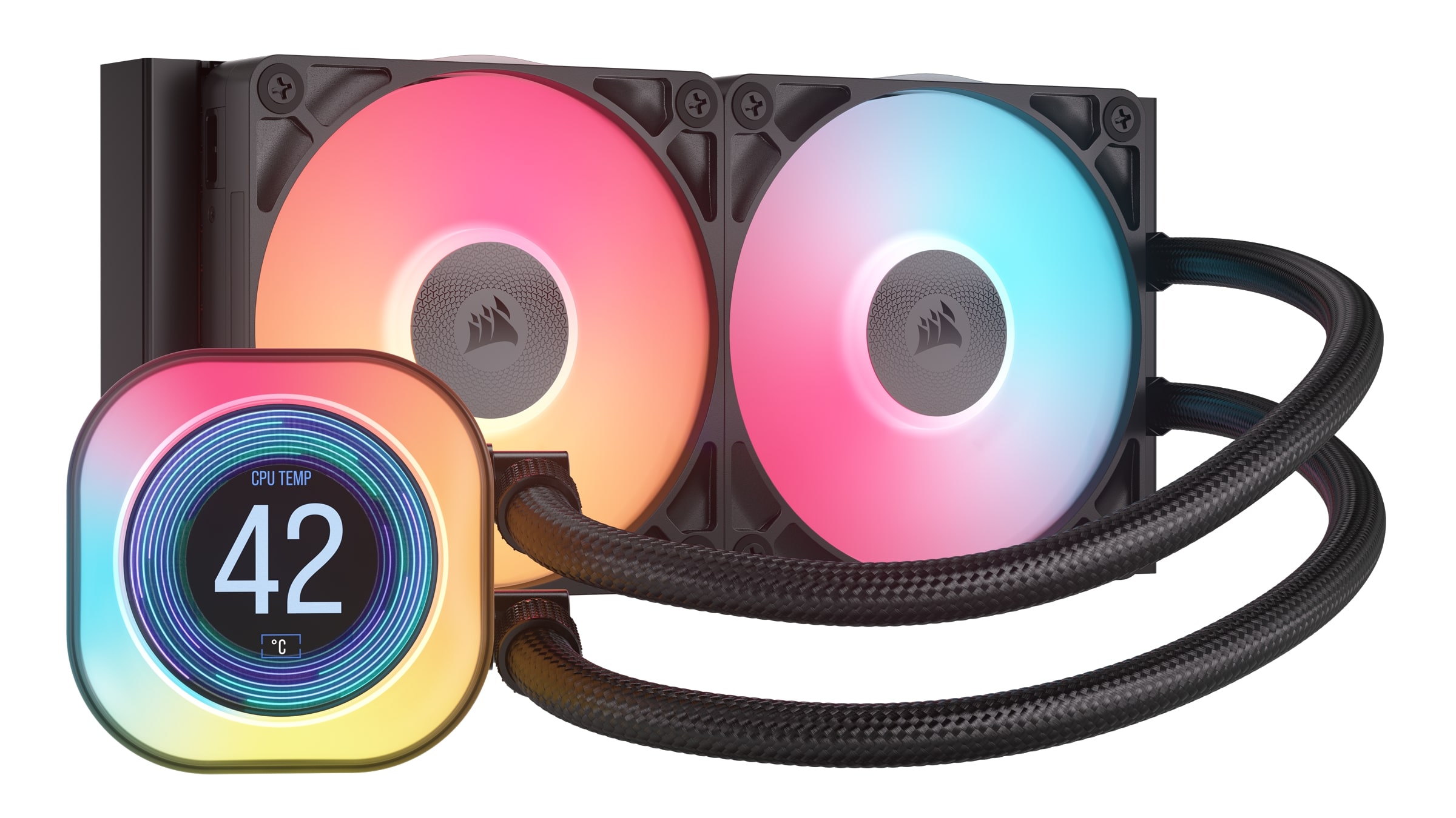 CORSAIR iCUE LINK TITAN 240 RX LCD
