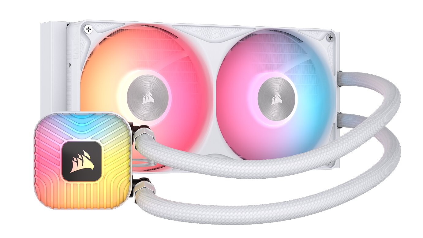 CORSAIR NAUTILUS II 240 ARGB 240mm Liquid Cooler White