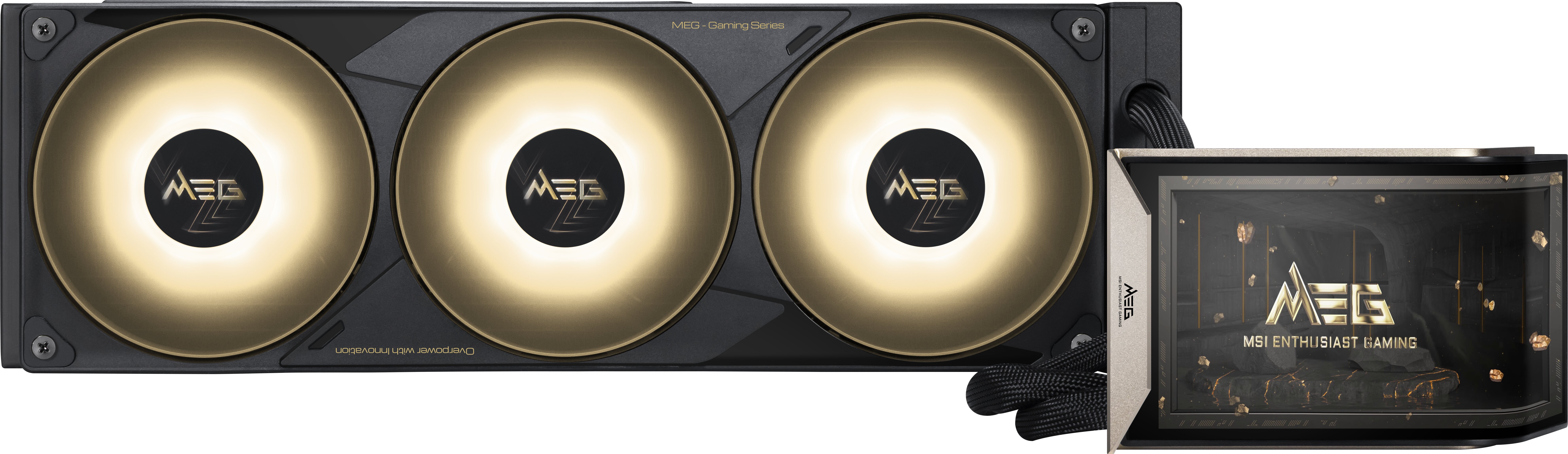 MSI MEG CORELIQUID E15 360mm Liquid Cooler Black