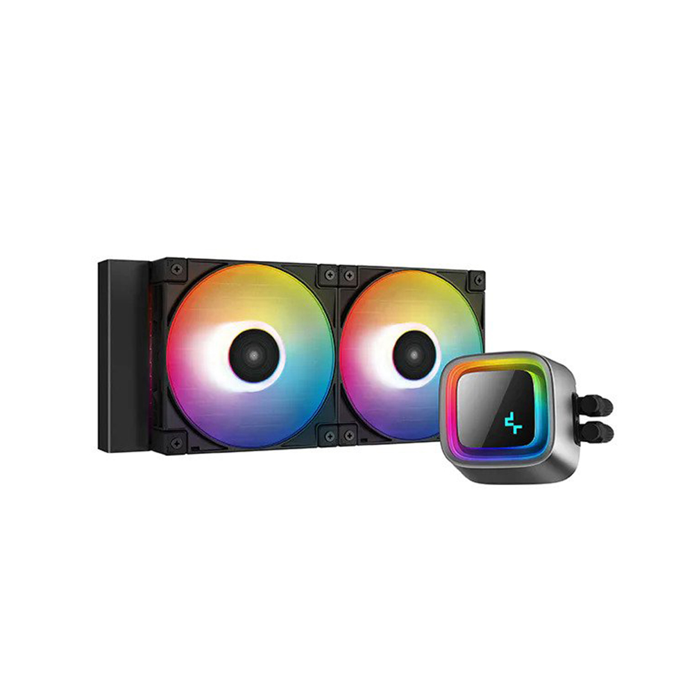 efroidisseur liquide de processeur ARGB haute performance DeepCool LS520 de 240 mm - noir