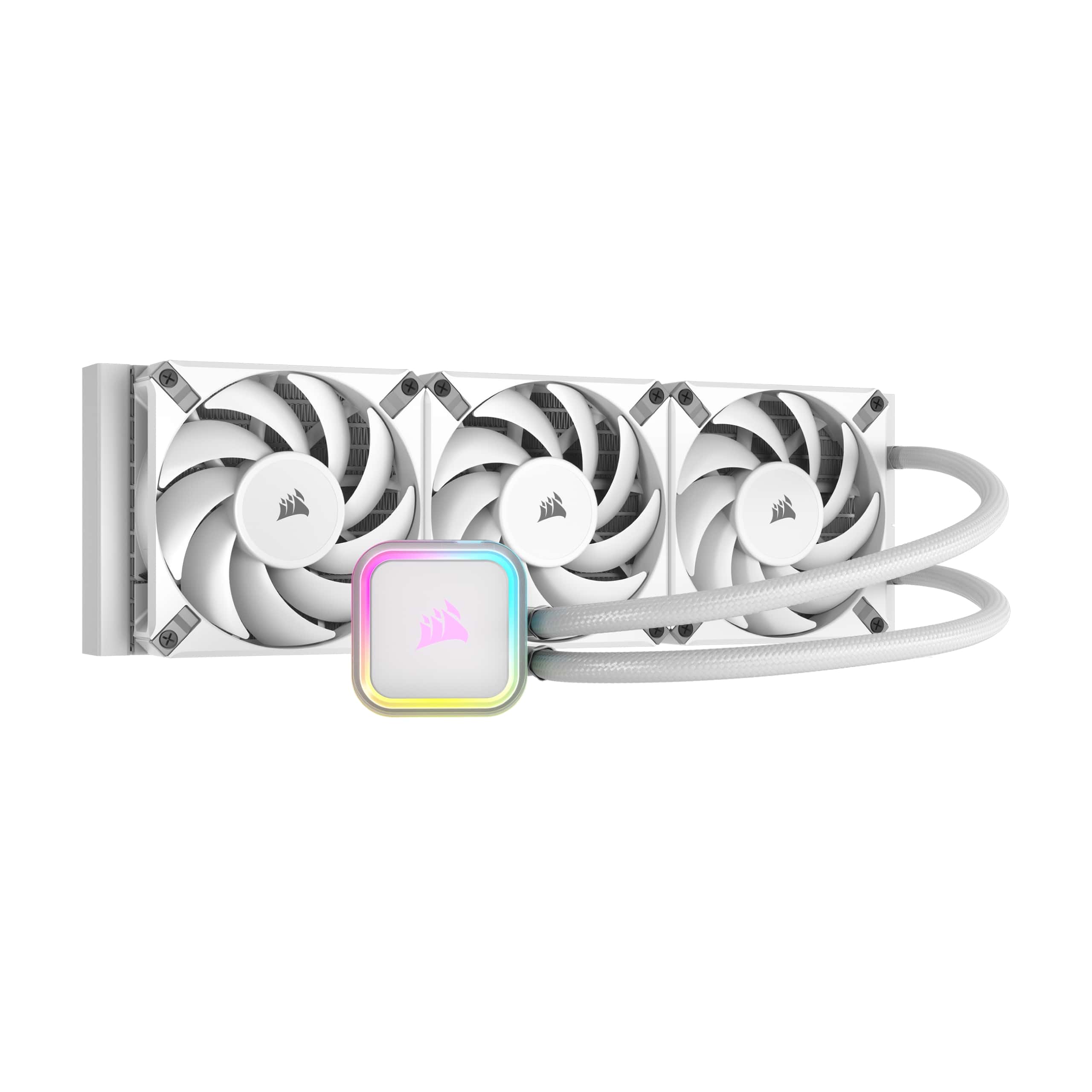 CORSAIR H150i RGB ELITE Liquid CPU Cooler - White