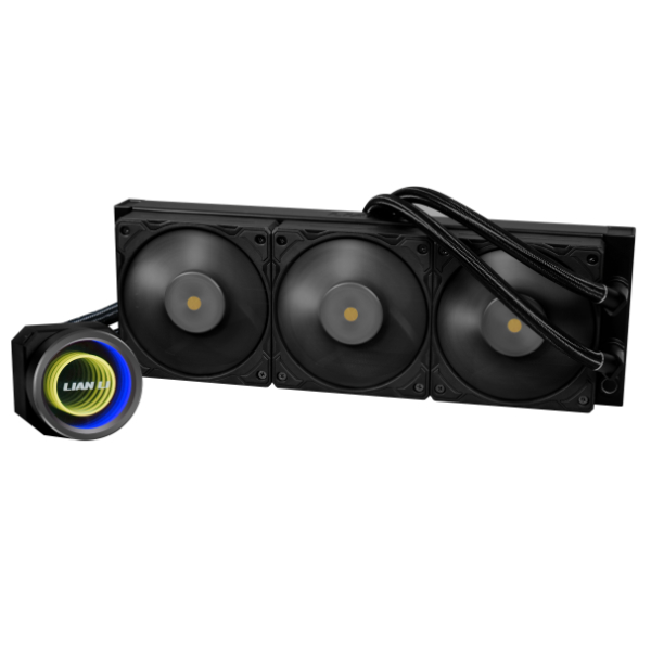 LIAN LI Galahad II Trinity Performance 360mm AIO Liquid CPU Cooler - Black (New Version)