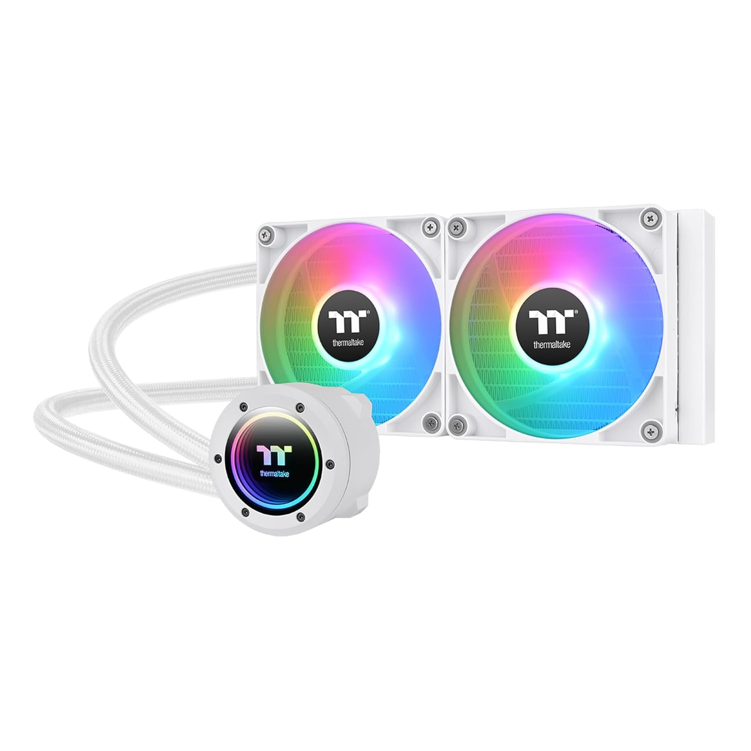 THERMALTAKE TH240 V2 ARGB Sync CPU Liquid Cooler Snow Edition(Open Box)