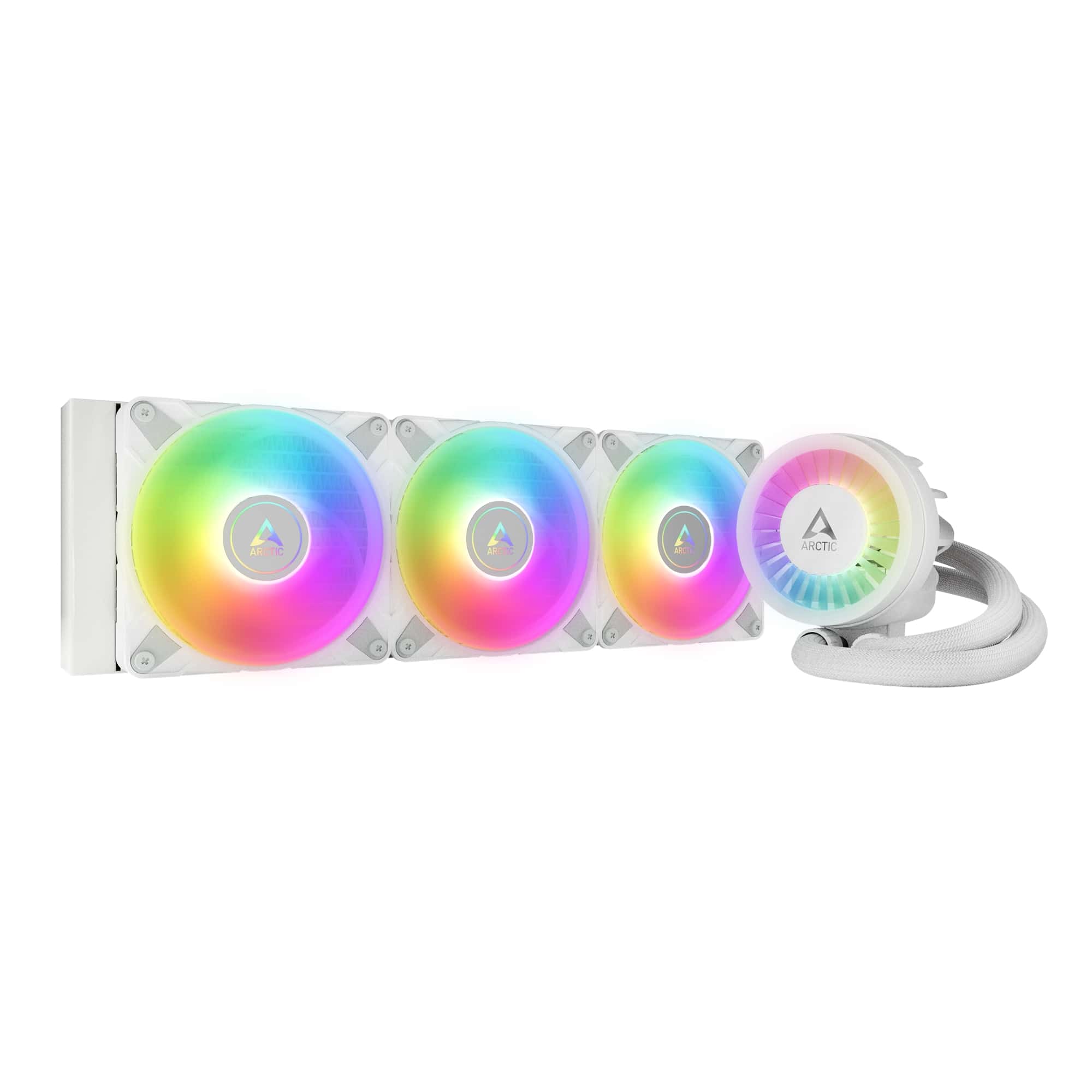 Arctic Liquid Freezer III 360 A-RGB AIO CPU Water Cooler, White