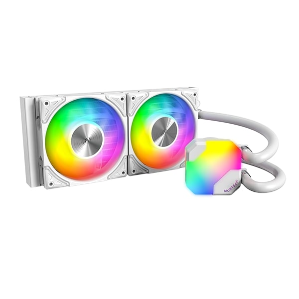 Refroidisseur tout-en-un Montech HyperFlow ARGB 240, blanc