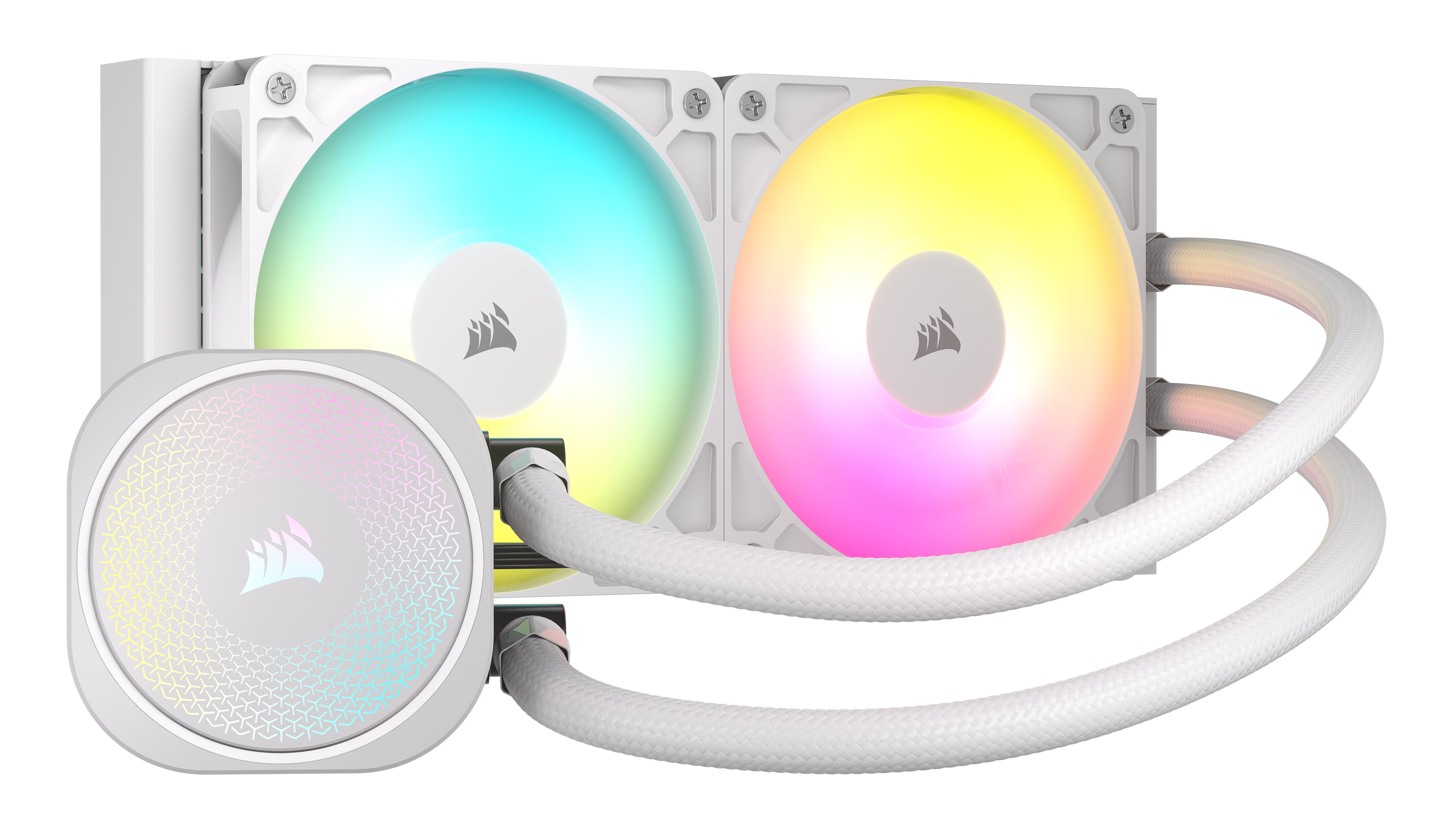 CORSAIR NAUTILUS 240 RS ARGB Liquid CPU Cooler - White