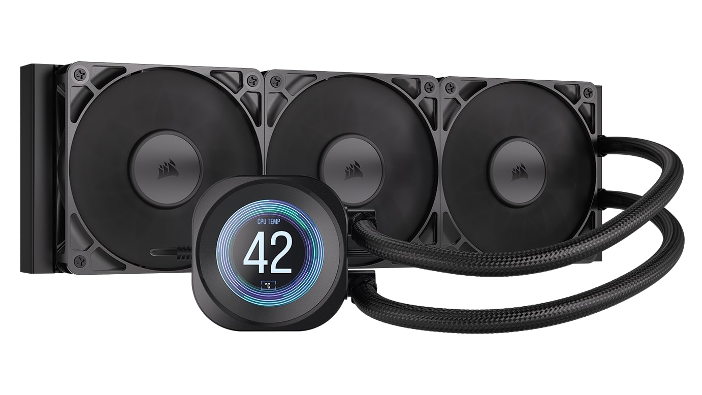 CORSAIR NAUTILUS 360 RS LCD Liquid CPU COOLER  -Black