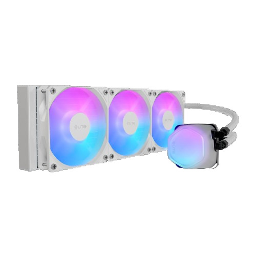 COOLER MASTER Elite Liquid 360mm Liquid Cooler White(Open Box)