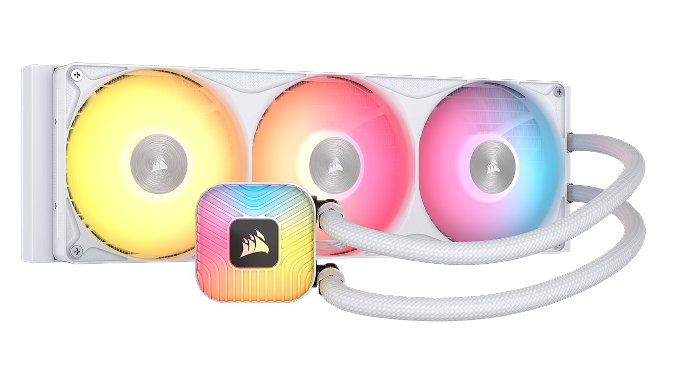 CORSAIR NAUTILUS II 360 ARGB 360mm Liquid Cooler White