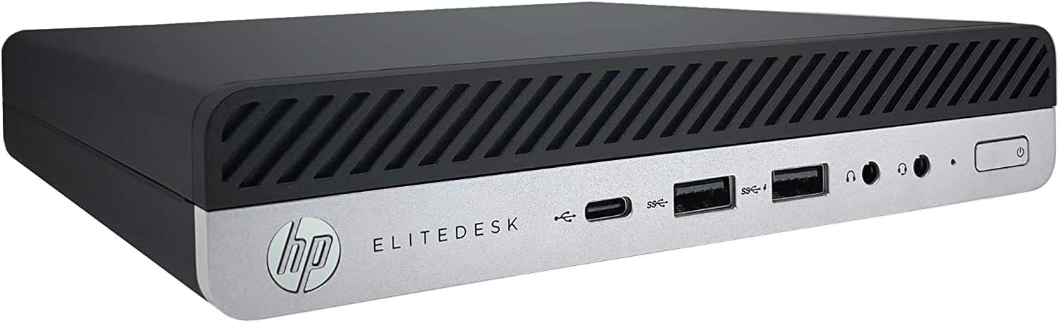 HP Elitedesk 800 G5 Mini i5-9500T, 16GB, 256GB SSD, Win10 Pro, Renewed