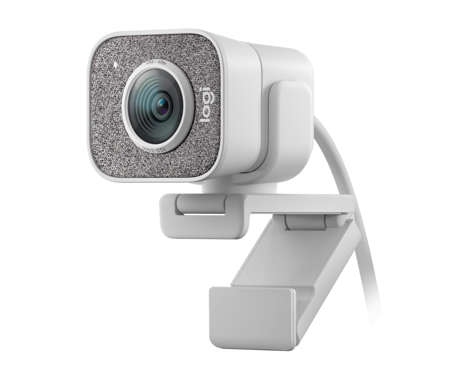 LOGITECH StreamCam Webcam, Full HD 1080p resolution at 60 fps (White)