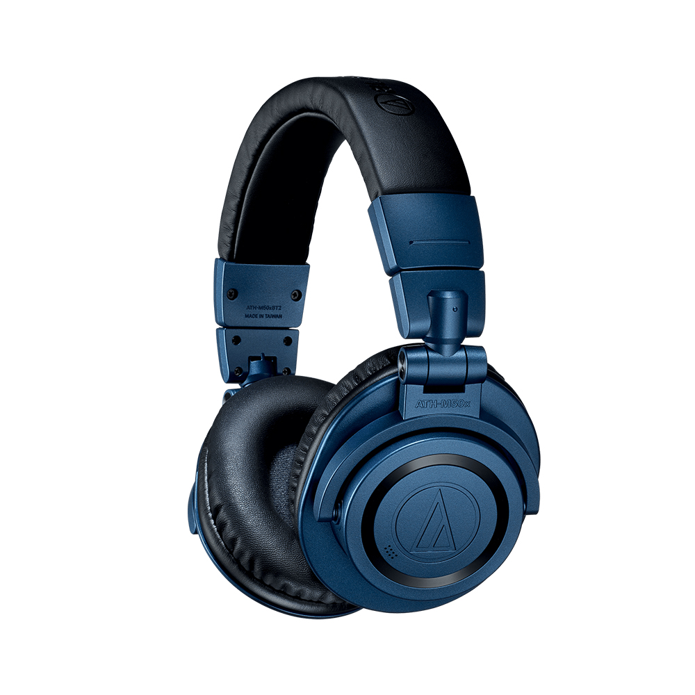 AUDIO TECHNICA ATH-M50xBT2 Monitor Headphones, Deep Sea Blue