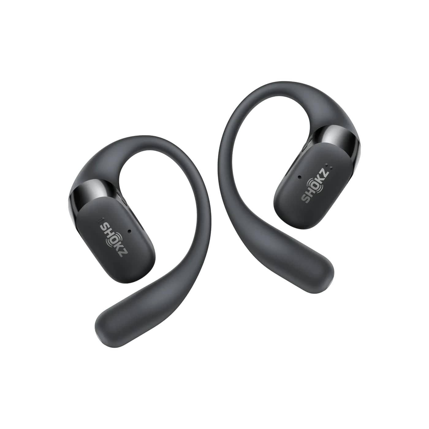 SHOKZ OpenFit 2 Casque Bluetooth avec Micro à Réduction de Bruit, Noir