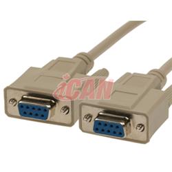 iCAN DB9 RS232 Serial Cable Straight F/F - 6ft.(Open Box)