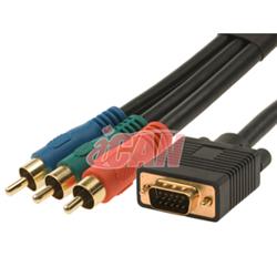 iCAN External Video Cable for Projector, 6ft(Open Box)