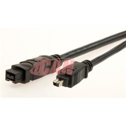 iCAN Firewire (1394B) 9/4-pin Cable - 6 ft.(1394BMM49-06)