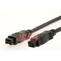 iCAN Firewire (1394B) 9/9-pin Cable - 3 ft.