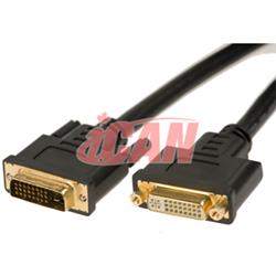 iCAN External DVI-D to DVI-D Digital Dual Link Extension Cable, 10ft(Open Box)