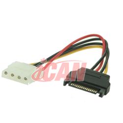 iCAN SATA-to-Molex (M/F) Power Adapter(Open Box)