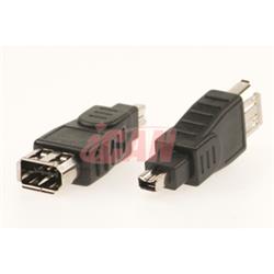 iCAN Firewire (1394) 6-pin Female/4-pin Male Adapter