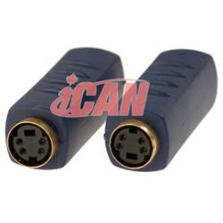 iCAN S-Video MDIN4 Female/Female Adapter (ADP SVDO-FF) 1 pack