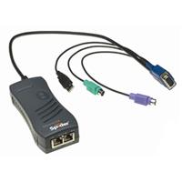 Lantronix SecureLinx Spider SLS200, 1 Port Remote KVM-over-IP with PS/2 and USB Connectors - 21" VGA Cable (SLS200PS20-01)