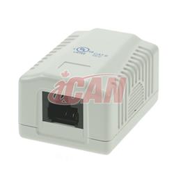 iCAN 1 Port CAT6e Surface Box (Wall Box)