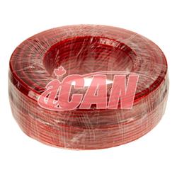 iCAN 12AWG PREMIUM OFC FIL DE HAUT-PARLEUR + 4 jeux de fiches bananes dorées, 300 pi