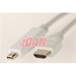 iCAN Mini DisplayPort - HDMI M/M plaqué or - 15 pi(Open Box)