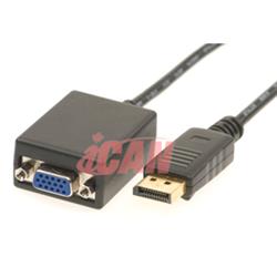 iCAN Displayport Male to VGA Female Adapter