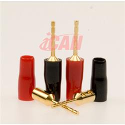 ICAN Gold Speaker Pin 8pcs (4 RED + 4 BLK)