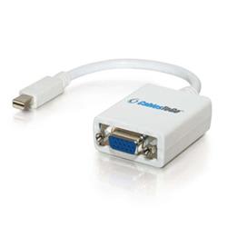 Cables To Go Mini DisplayPort 1.1 Male to VGA Female Adapter - 9in, Mac-Compatible (54163)